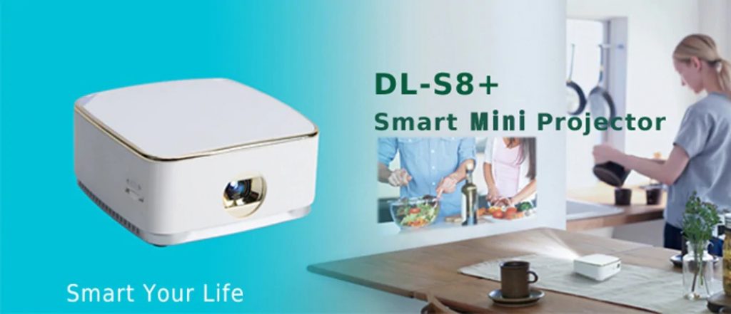coupon, gearbest, WEJOY DL - S8 + DLP Mini Home Projector