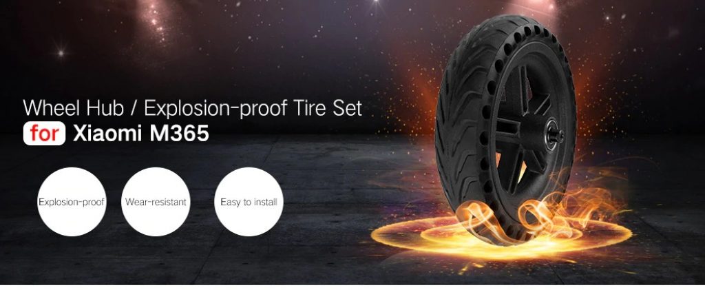 coupon, gearbest, Wheel Hub Explosion-proof Tire Set