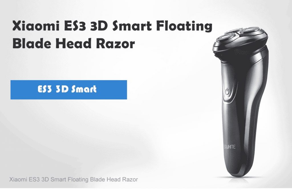 coupon, gearbest, Xiaomi ES3 3D Smart Floating Blade Head Razor