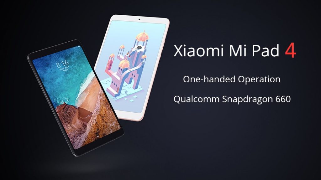 coupon, gearbest, Xiaomi Mi Pad 4 Snapdragon 660 3G RAM 32G 8 Inch MIUI 9 OS Tablet PC