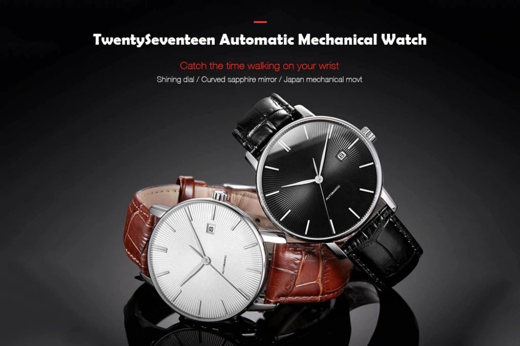 coupon, gearbest, Xiaomi youpin Light and Fashionable Automatic Mechanical Watch