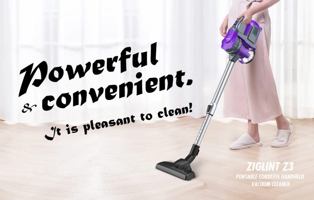 coupon, gearbest, Ziglint Z3 Portable Cordless Handheld Vacuum Cleaner