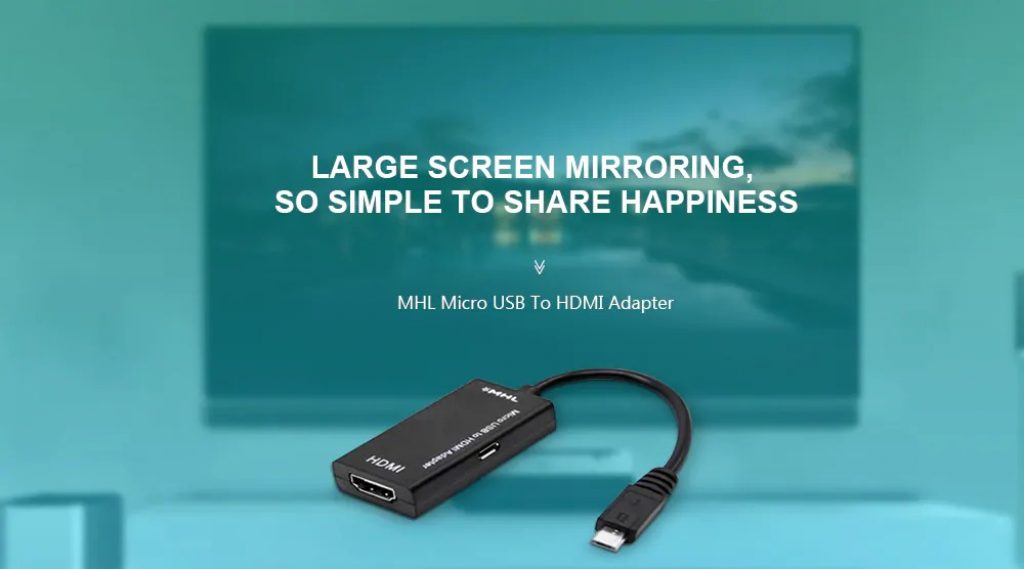 coupon, gearbest, gocomma Micro USB to HDMI MHL Adapter
