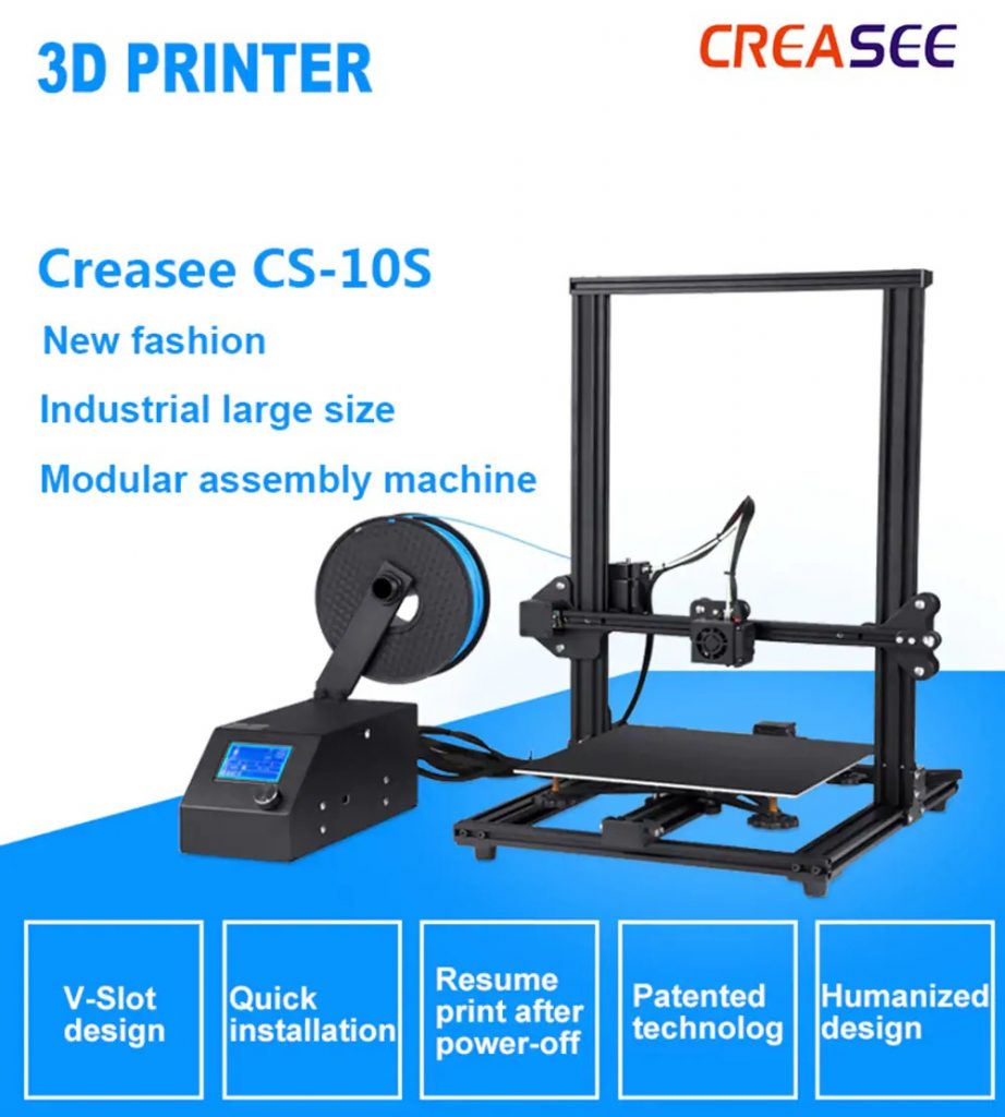 CS - 10S 3D Printer, coupon, gearbest,
