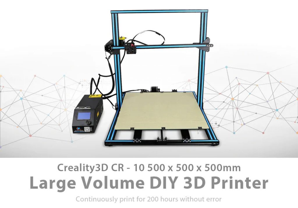 coupon, gearbest, Creality3D CR - 10S5 500 x 500 x 500mm 3D Printer