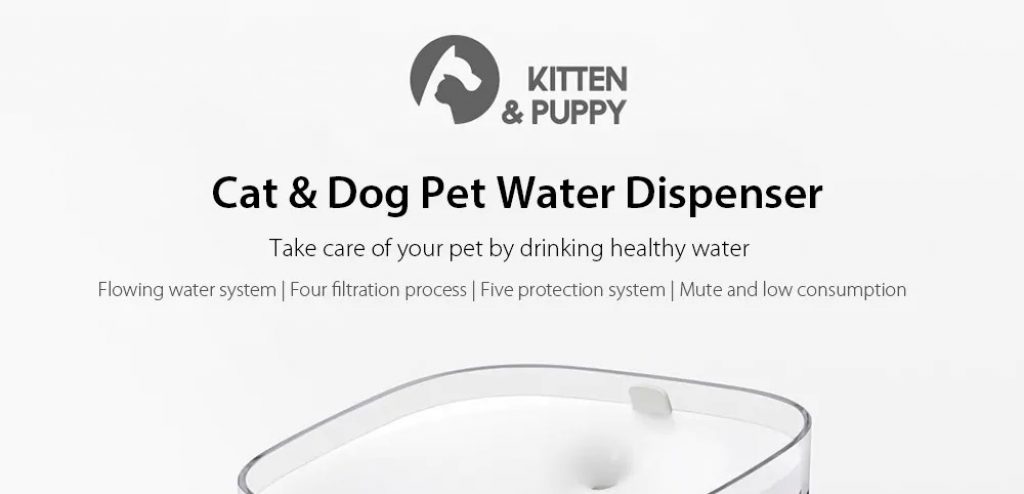 coupon, gearbest, Creative Simple Pet Water Dispenser from Xiaomi Youpin