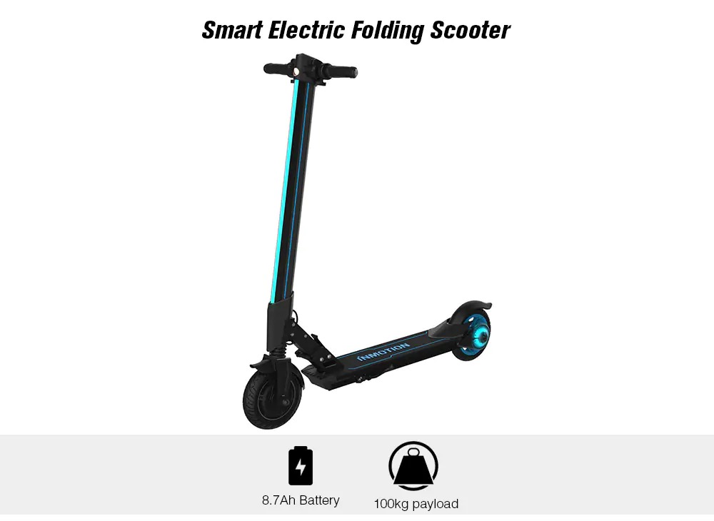 coupon, gearbest, INMOTION L8F Mini Folding Electric Bike Smart Bicycle