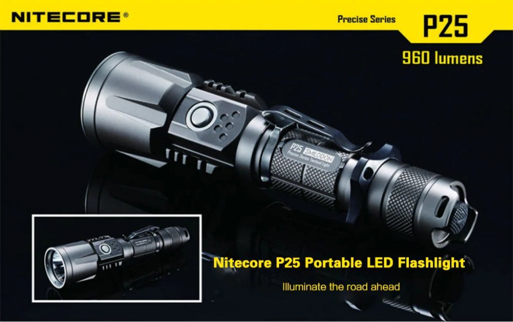 coupon, gearbest, Nitecore P25 Portable LED Flashlight for Daily Use
