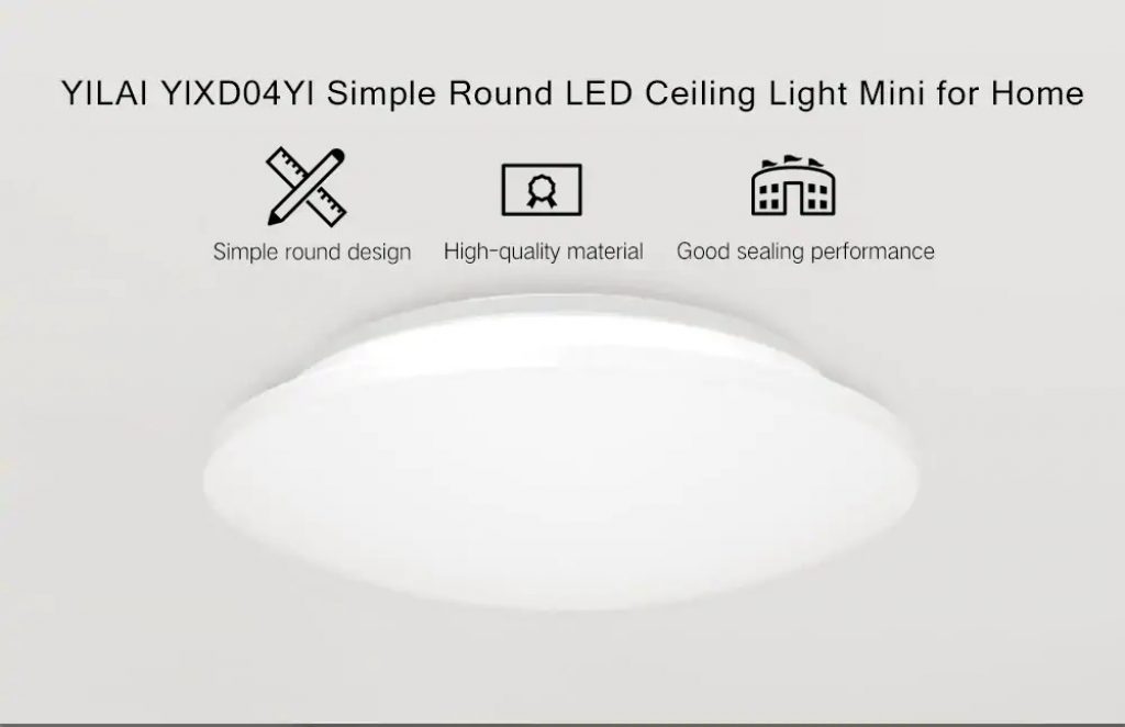 coupon, gearbest, Yeelight YILAI YlXD04Yl Simple Round LED Ceiling Light Mini for Home
