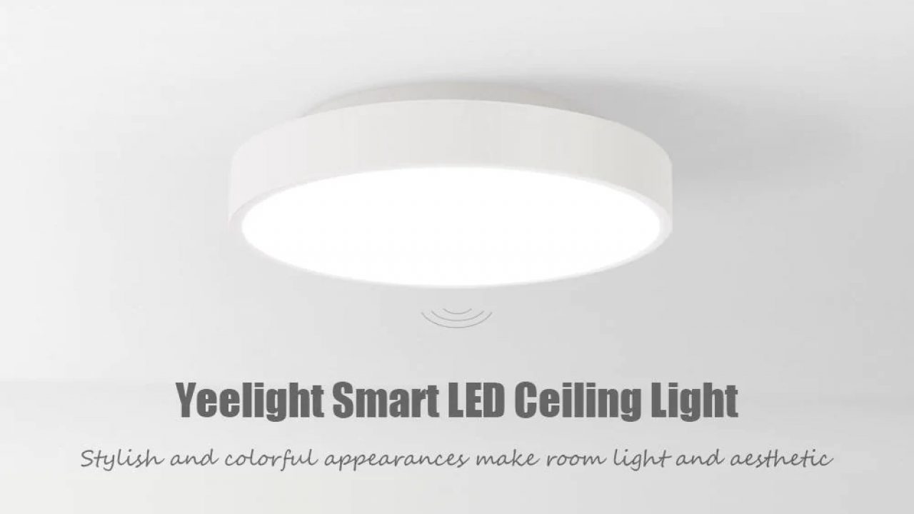 €52 with coupon for Yeelight 320 28W Smart LED Ceiling Light AC 220V - WHITE WITH REMOTE CONTROL EU warehouse from GearBest - China secret shopping deals and coupons