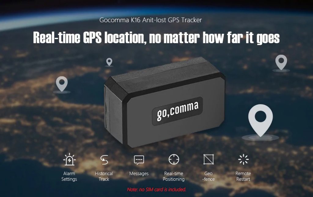 coupon, gearbest, gocomma K16 Anti-lost Mini GPS Tracker