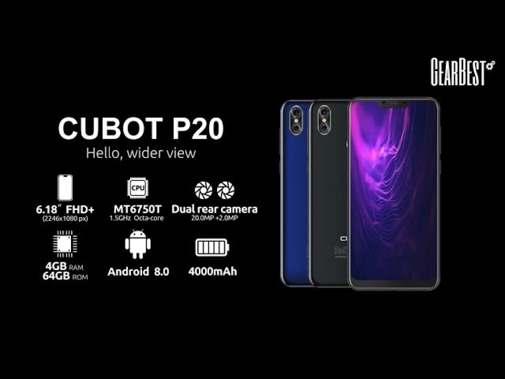 Cubot P20 4G 64GB Dual-SIM blue EU