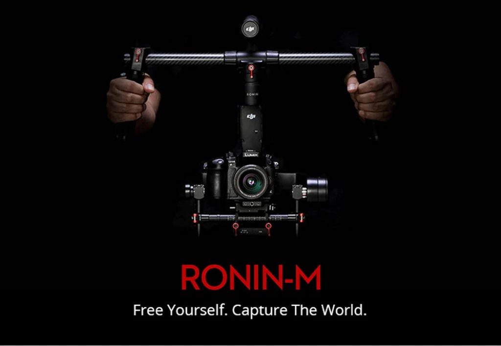 coupon, gearbest, DJI Dajiang RONIN - M Black Selfie Sticks and Gimbal