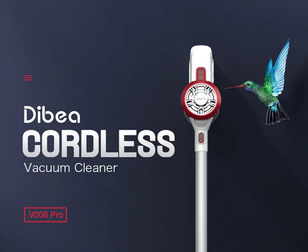 coupon, gearbest, Dibea V008 Pro 2-in-1 Cordless Lightweight Vacuum Cleaner
