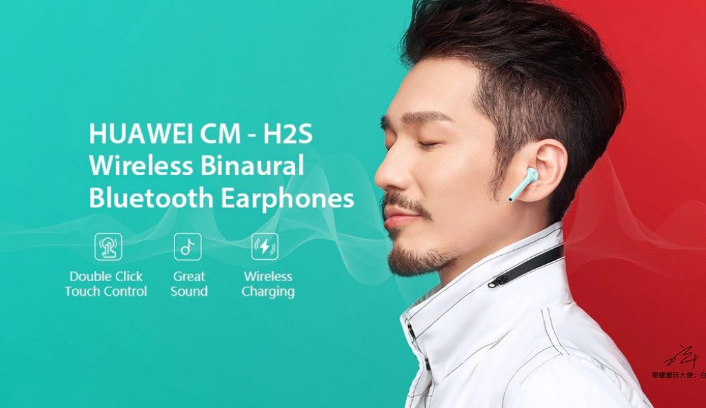 coupon, gearbest, HUAWEI Honor FlyPods CM - H2S Bluetooth Earphones Touch Control Earbuds