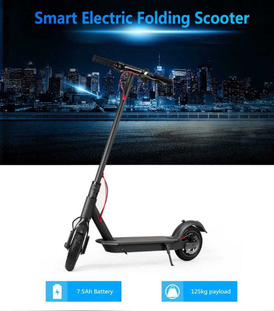coupon, gearbest, L16 8.5 inch 7.5Ah 2-wheel Outdoor Electric Scooter