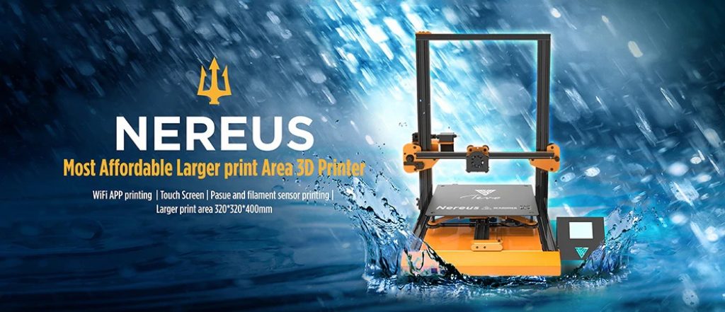 coupon, gearbest, TEVO Nereus Touch Screen 3D Printer