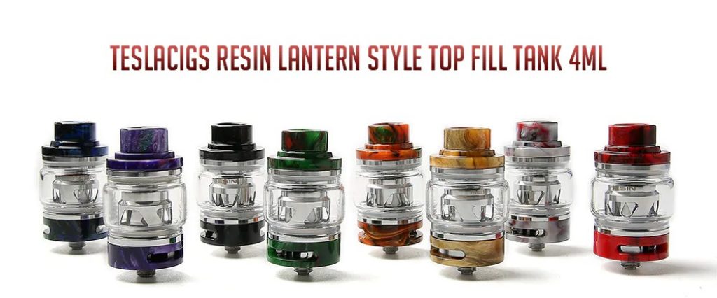 coupon, gearbest, Teslacigs Resin Lantern Style Top Fill Tank 4ml