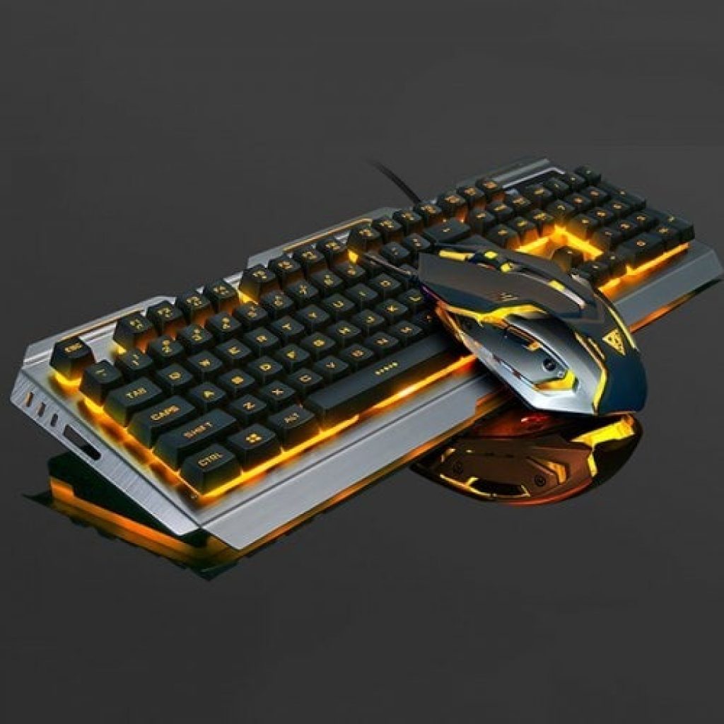 V1 Wrangler Keyboard Mouse Set for Gaming - BLACK, coupon, GearBest