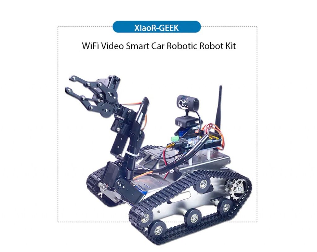 coupon, gearbest, XiaoR-GEEK WiFi Bluetooth4.2 Video Smart Car Robotic Robot Kit