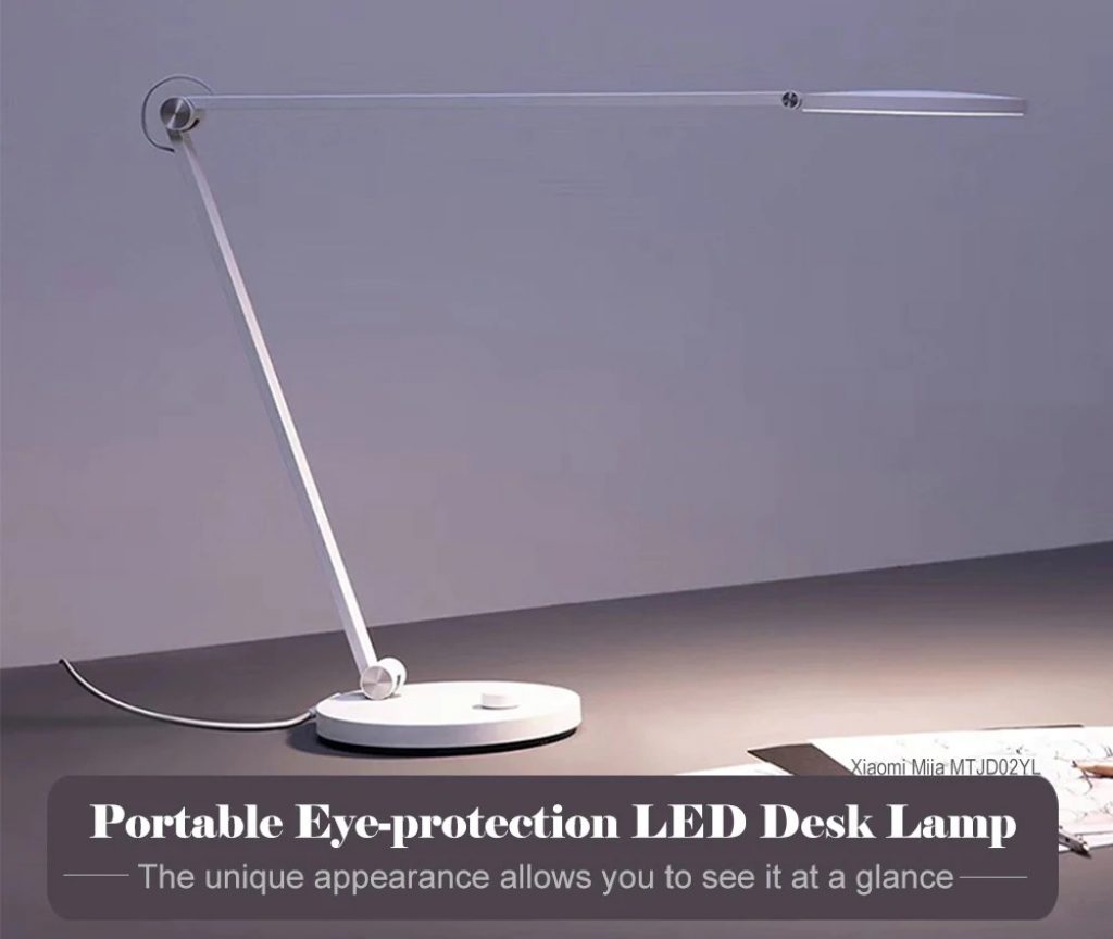 coupon, gearbest, Xiaomi Mija MTJD02YL Portable Eye-protection LED Desk Lamp for Home