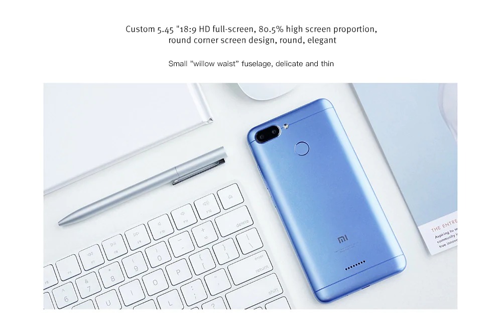 Xiaomi Redmi 6 4G Smartphone Global Version - BLUE, coupon, GearBest