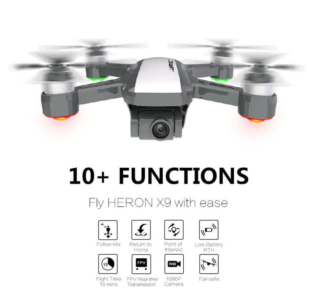 coupon, gearbest, JJRC X9 5G WiFi FPV RC Drone - RTF 1080P Camera GPS Optical Flow Positioning