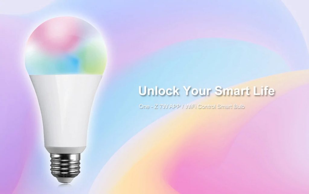coupon, gearbest, One - Z 7W APP WiFi Control Smart Bulb