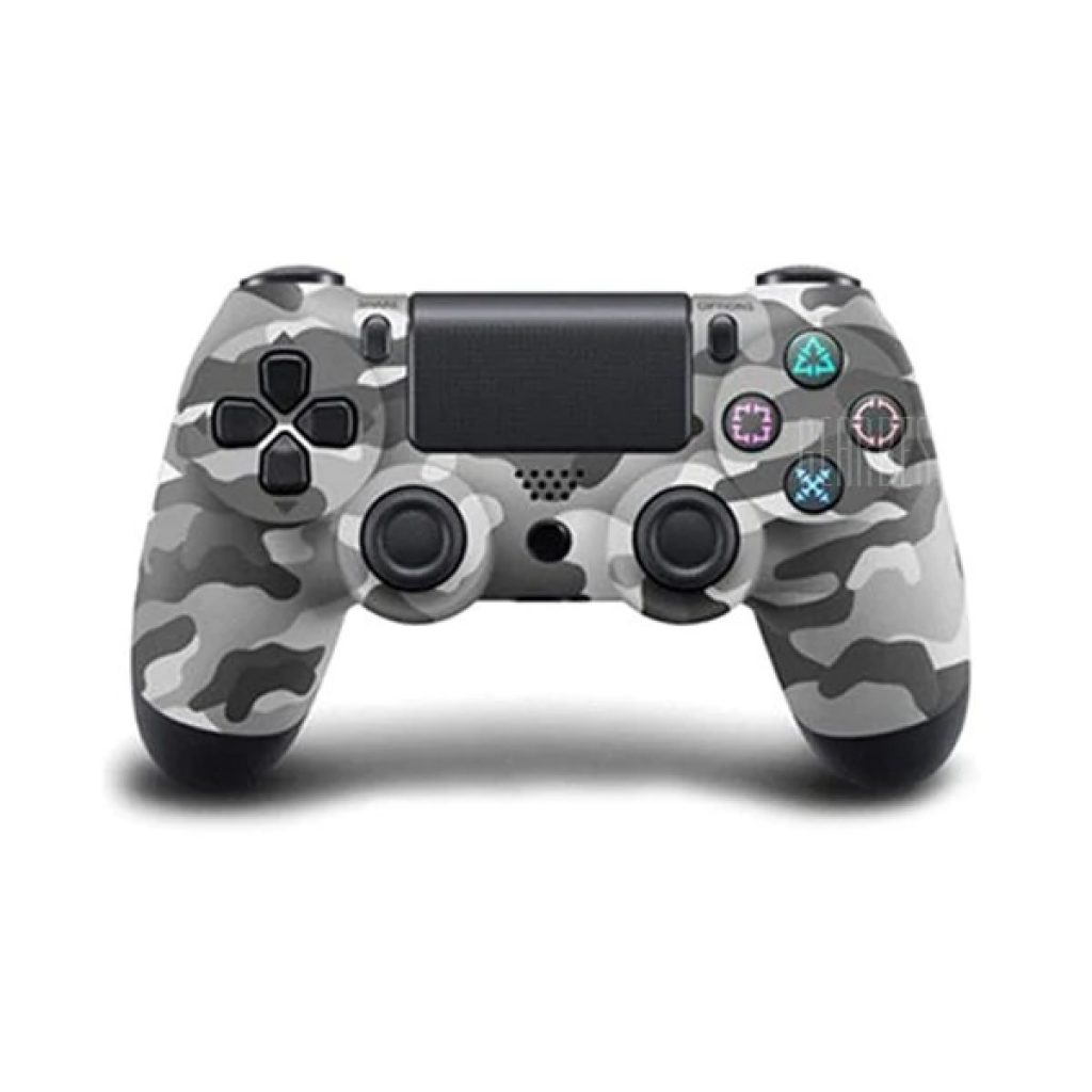 coupon, gearbest, Portable Controller Wireless Bluetooth with USB Cable for PS4 - ACU CAMOUFLAGE