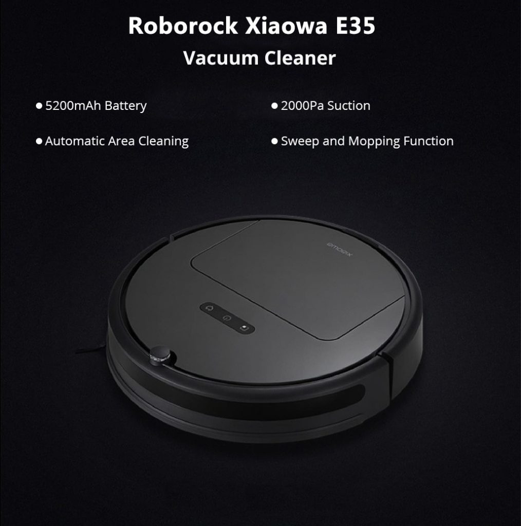 coupon, geekbuying, Roborock Xiaowa Plus E35 Robot Vacuum Cleaner