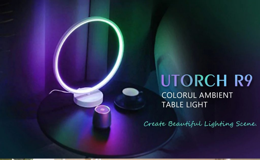 coupon, gearbest, Utorch R9 Colorful Ambient Table Light