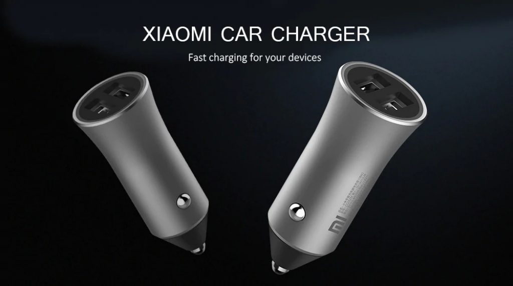 coupon, gearbest, Xiaomi CC05ZM 18W Double USB Port Design Car Charger