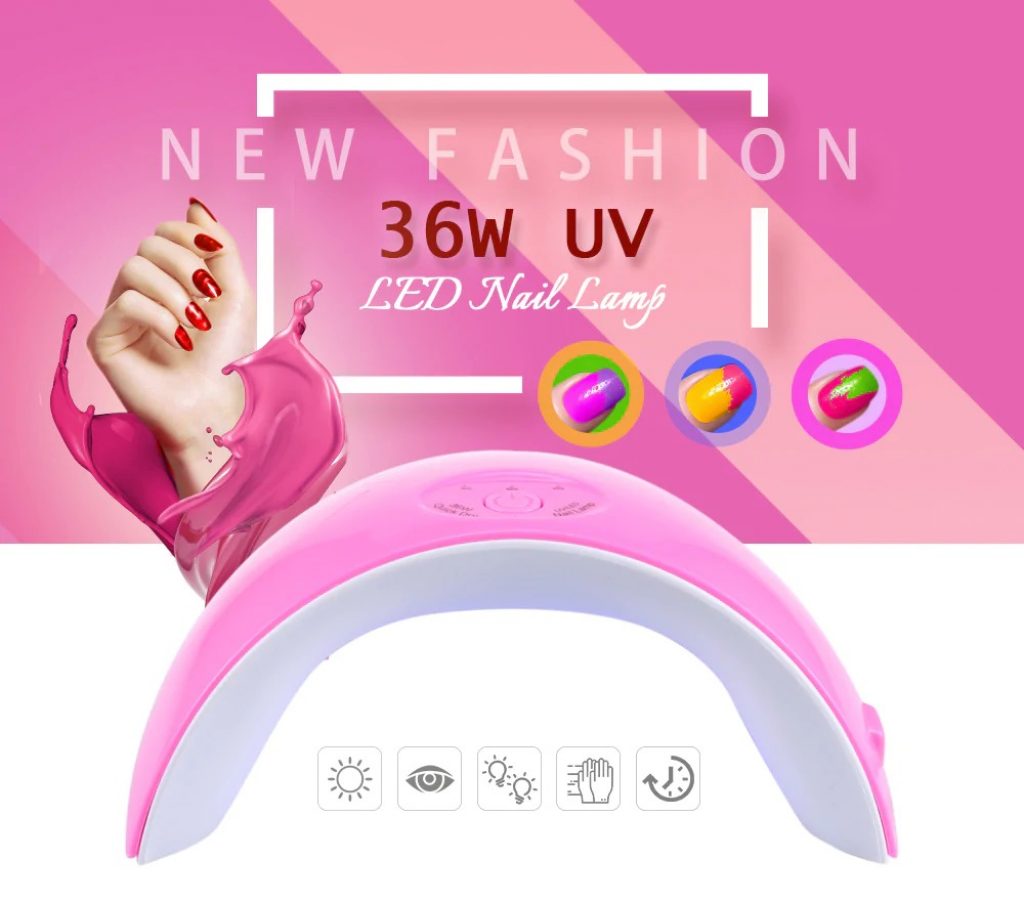 coupon, gearbest, 36W UV LED Nail Lamp