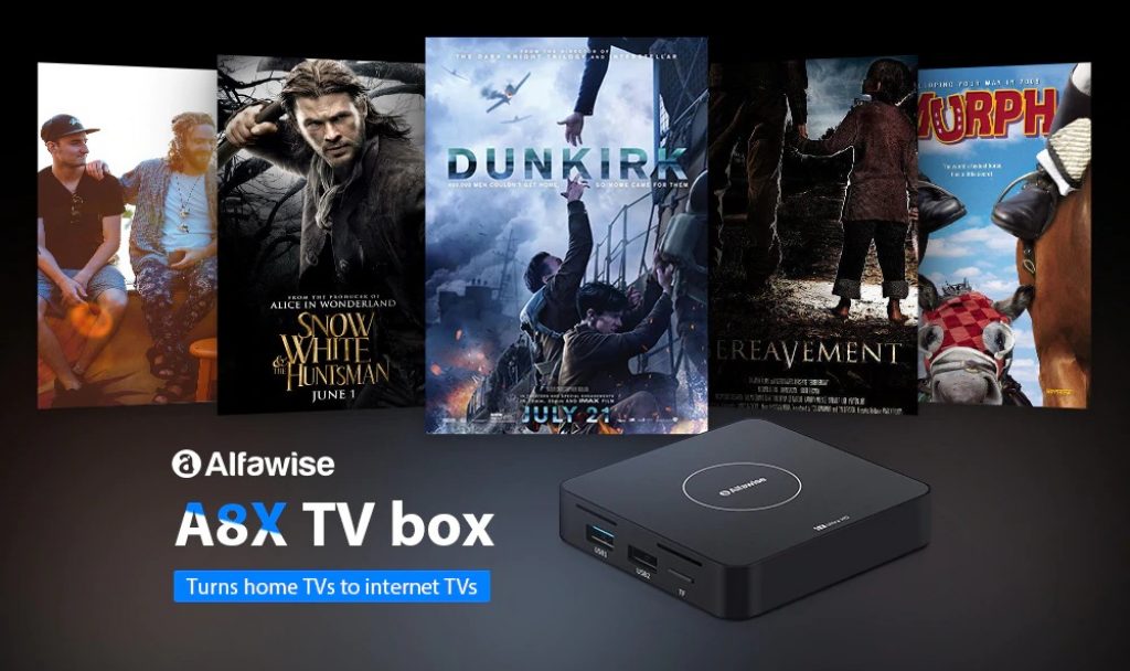 coupon, gearbest, Alfawise A8X Android 9.0 3D TV BOX