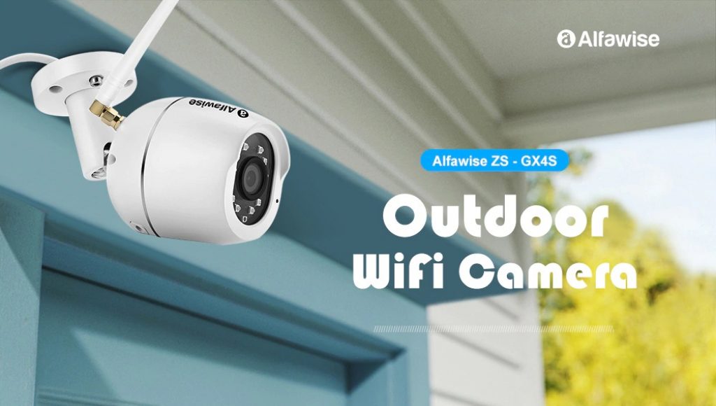 coupon, gearbest, Alfawise ZS - GX4S 1080P Waterproof IP66 Outdoor IP Camera
