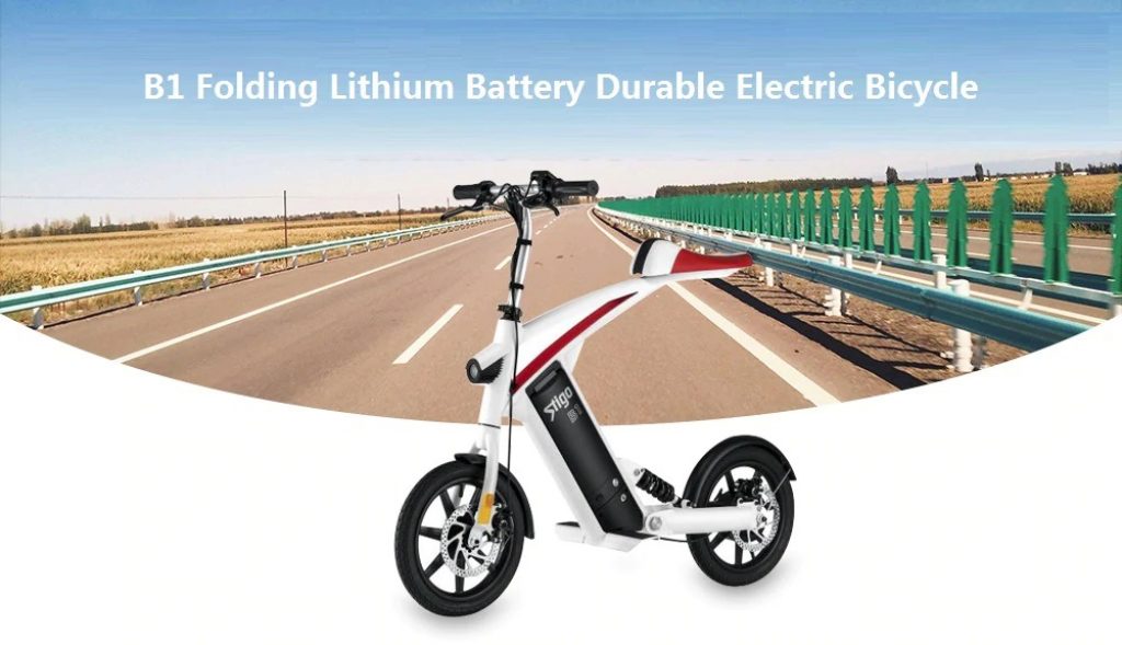 coupon, banggood, B1 Folding Lithium Battery Durable Electric Bicycle
