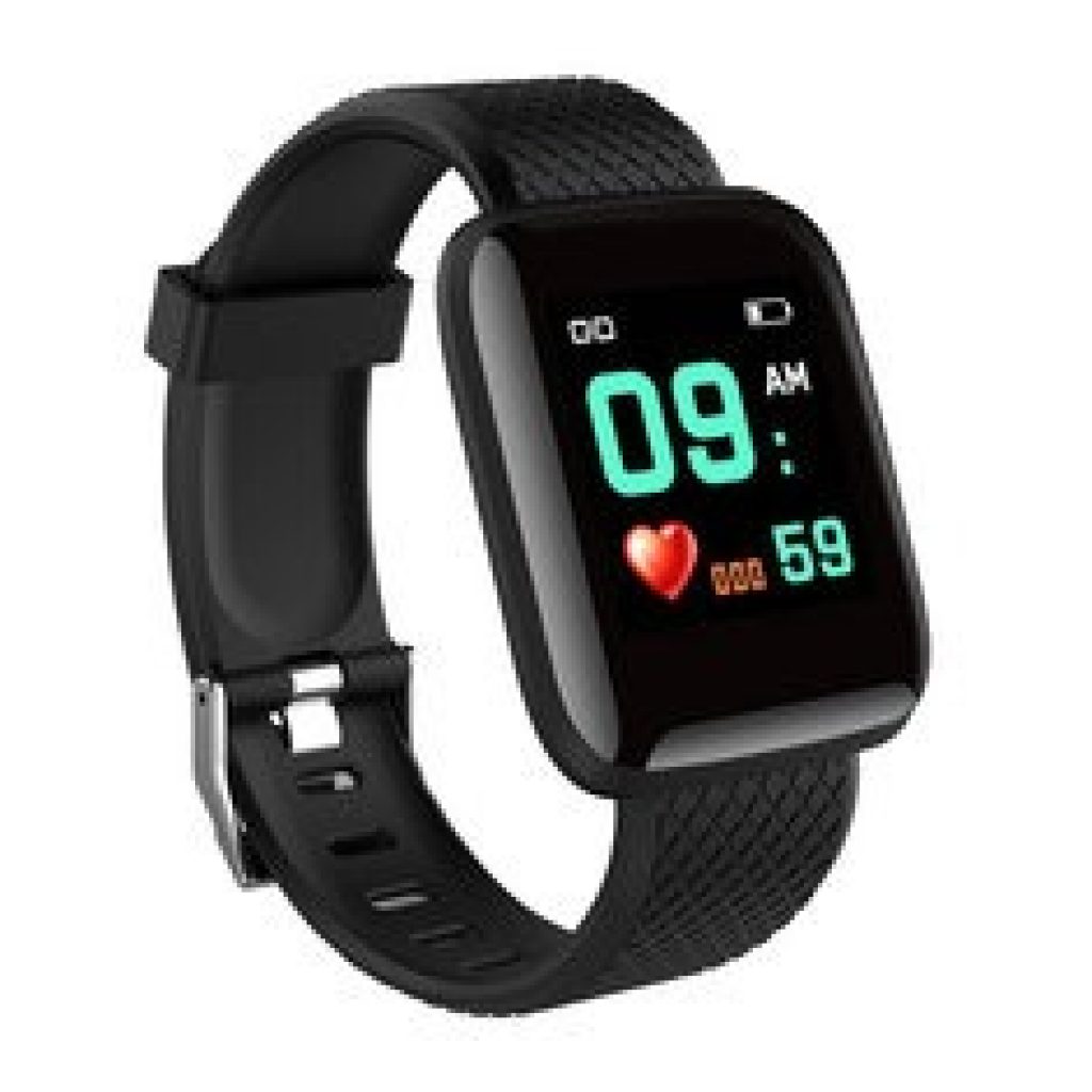 coupon, banggood, Bakeey 116 Plus 1.3' Custom Dial Dynamic Blood Pressure Oxygen Message Push Multi-language Smart Watch