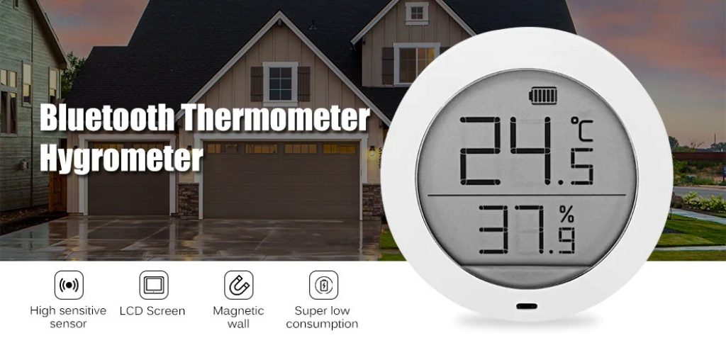 coupon, gearbest, Bluetooth Thermometer Hygrometer from Xiaomi Youpin