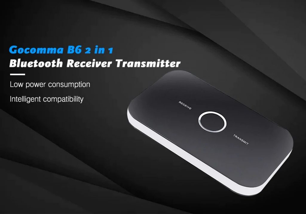 coupon, gerbest, Gocomma B6 2 in 1 Bluetooth Receiver Transmitter