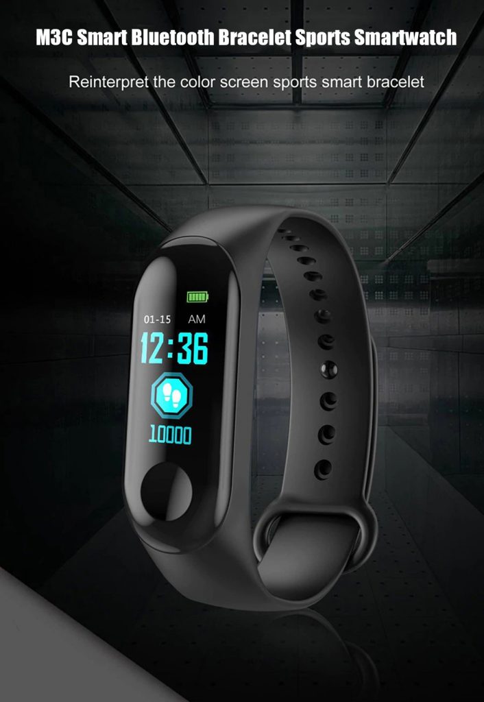 coupon, gearbest, M3C 0.96 inch Smart Bluetooth Bracelet Sports Smartwatch