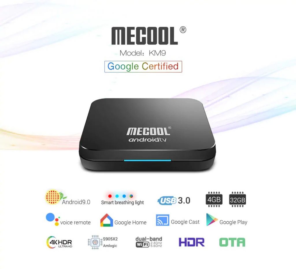 coupon, gearbest, MECOOL KM9 Voice Control TV Box