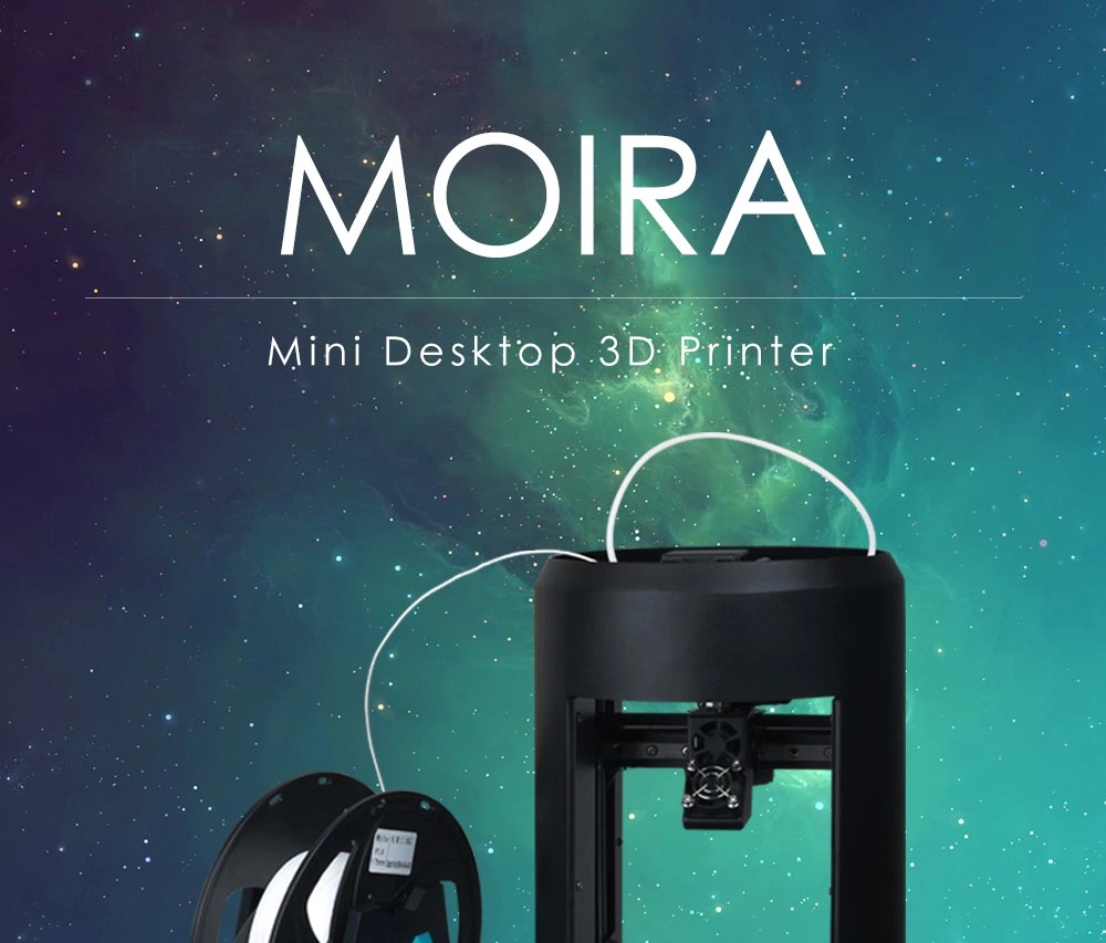coupon, gearbest, MOIRA Mini Ant-build Volume Desktop 3D Printer