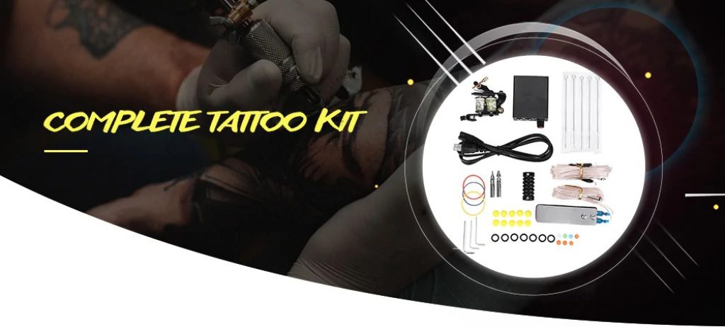coupon, gearbest, PX110001 Complete Tattoo Kit Machine