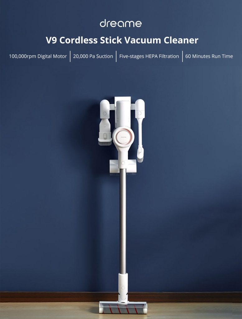 coupon, geekbuying, Xiaomi Dreame V9 Cordless Stick Vacuum Cleaner