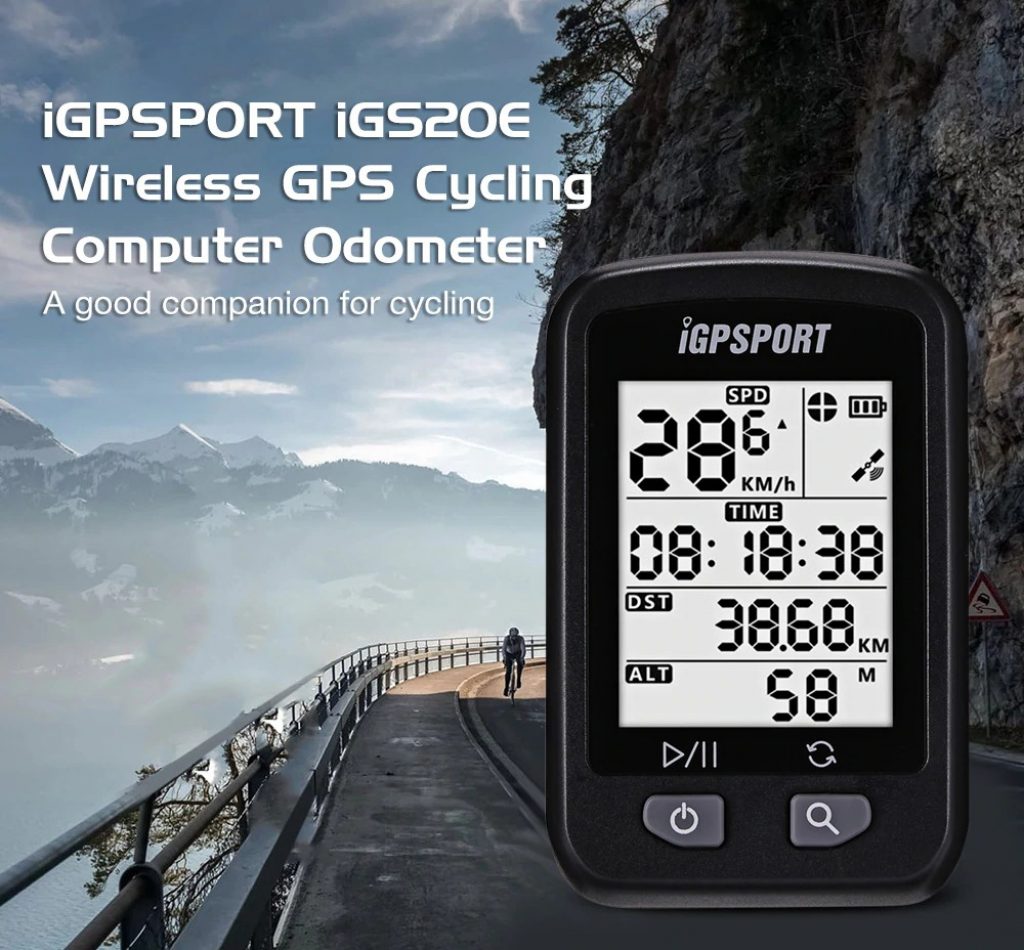 coupon, gearbest, iGPSPORT iGS20E Wireless GPS Cycling Computer Odometer
