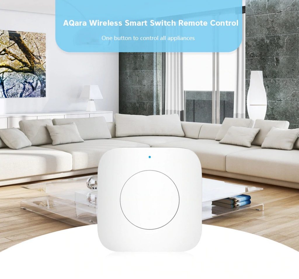coupon, gearbest, AQara WXKG12LM Wireless Smart Switch Intelligent App Remote Control Doorbell