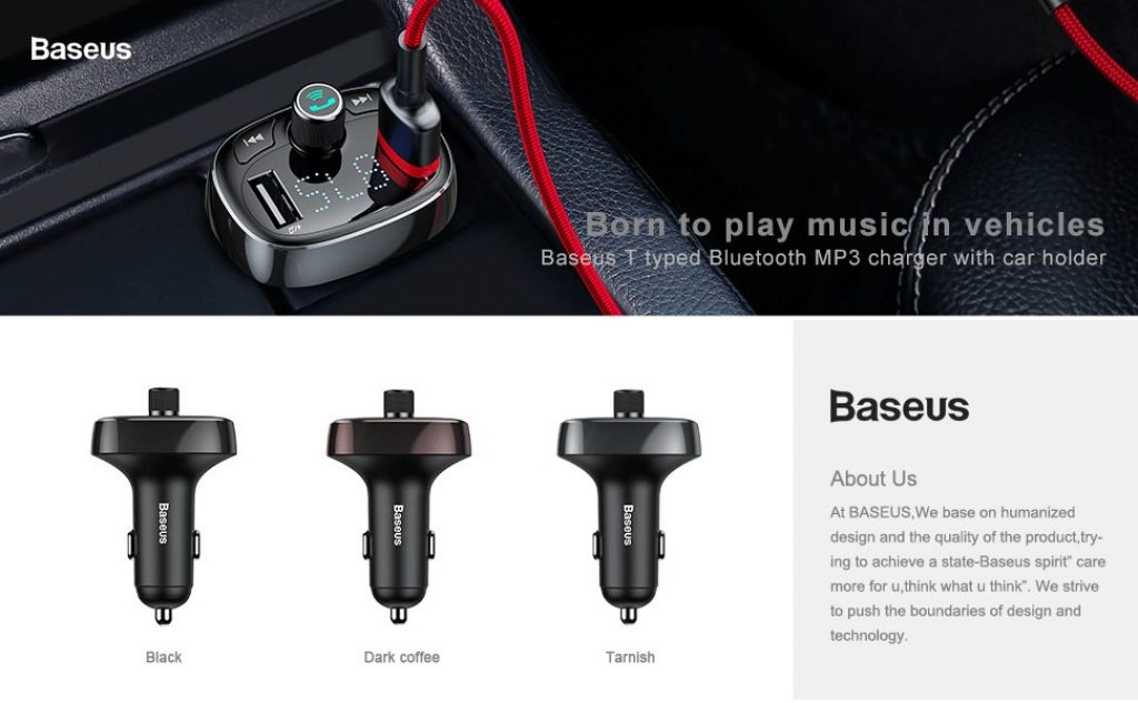 coupon, gearvita,Baseus FM Transmitter Modulator Bluetooth Handsfree Car Charger
