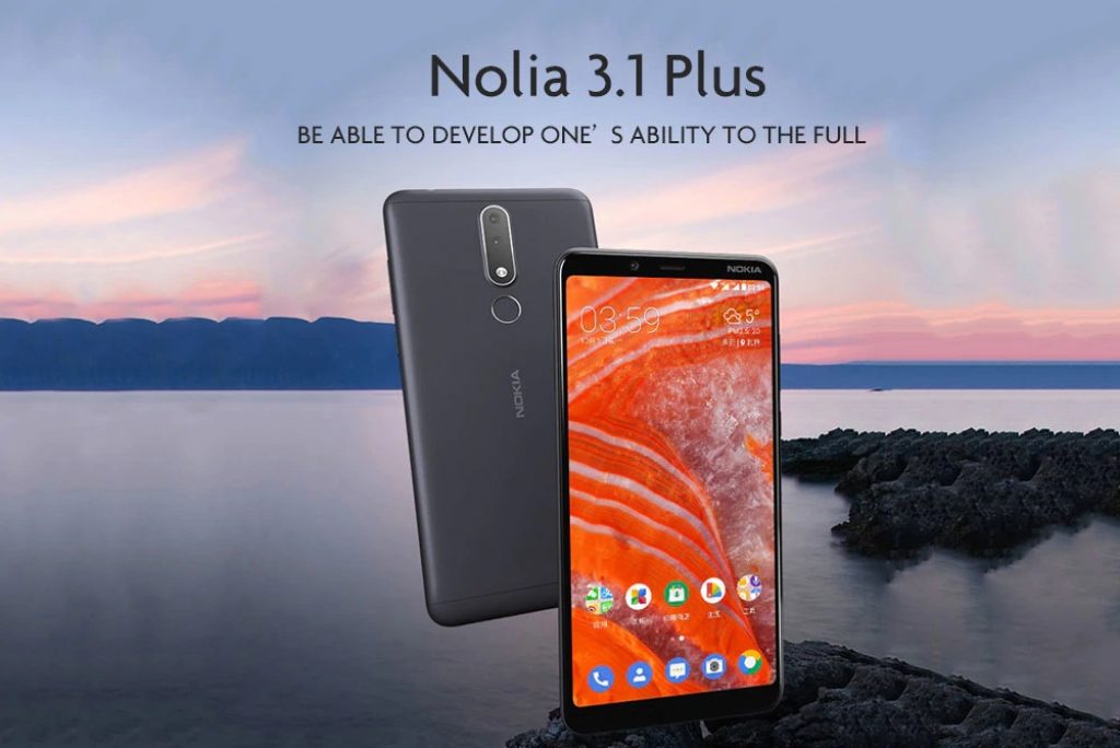 coupon, gearbest, Nokia 3.1 Plus 4G Phablet