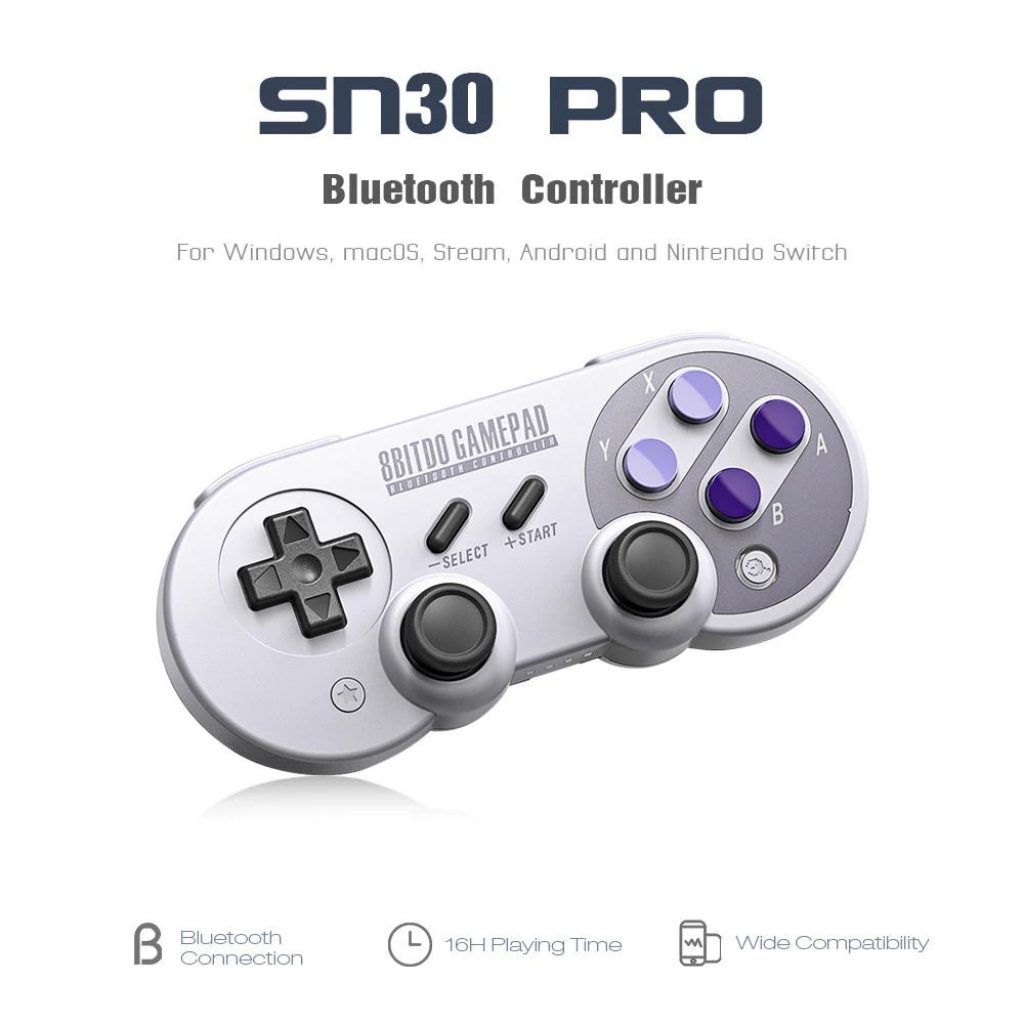8Bitdo SN30 Pro Wireless Bluetooth Controller with Joystick , coupon, gearvita,