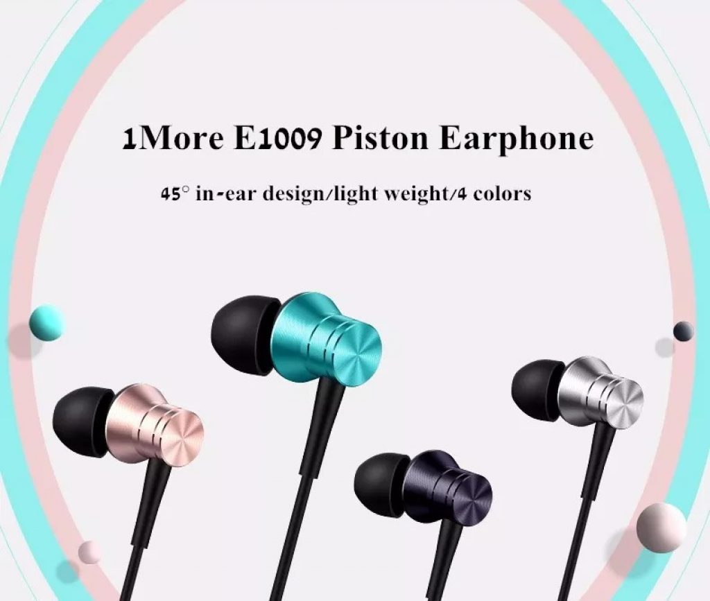 coupon, gearvita, Xiaomi 1More E1009 Piston Fit In-ear Wired Control Earphones
